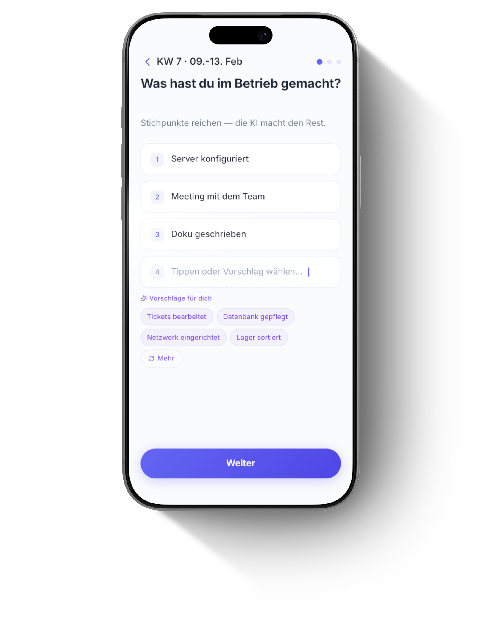 Heftig Editor â Stichworte eingeben